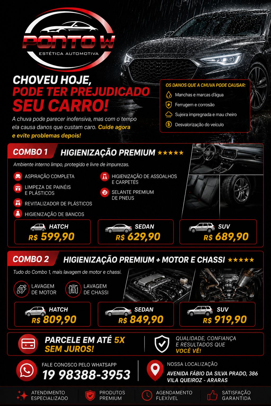 Ponto W Estética Automotiva